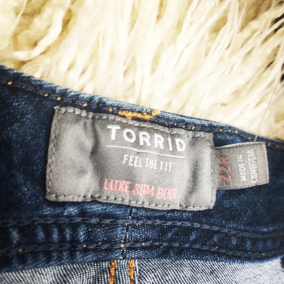 Torrid Luxe Slim Boot Jeans 22R - Picture 6 of 10